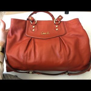 Vintage Coach Purse in Burnt Orange